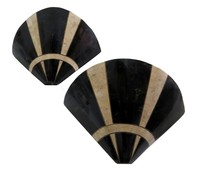 American Art Deco Marble Sconces